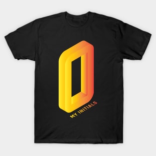 Letter O Letter Art T-Shirt